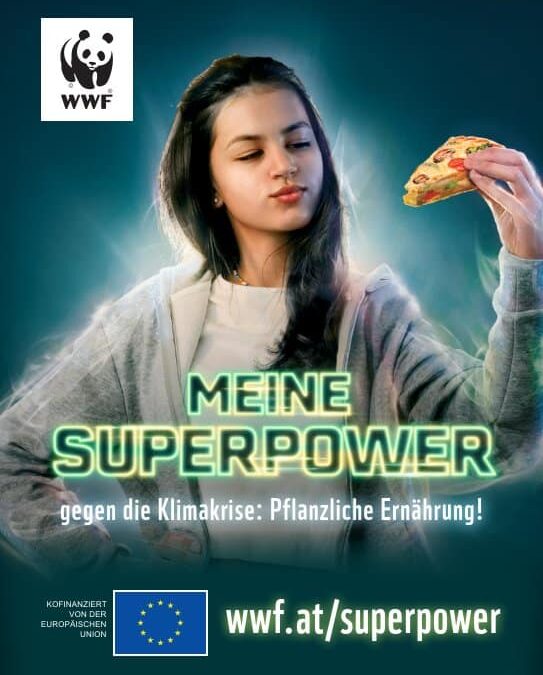 Kühlschrankmagnet der WWF Superpower Kampagne