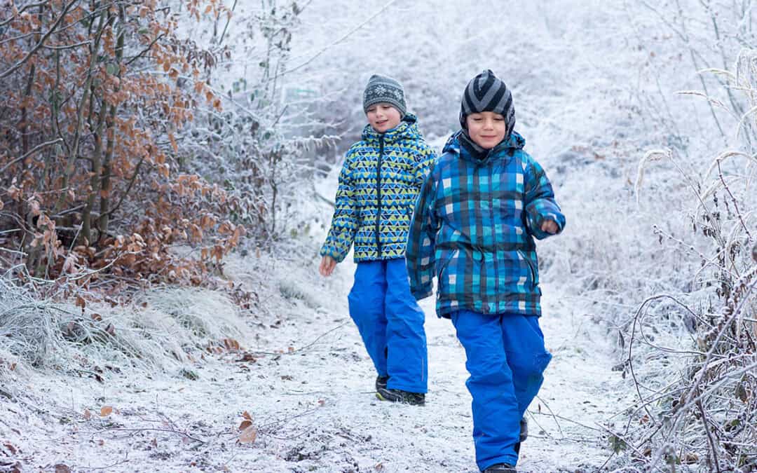 Winter-Expedition in der Natur