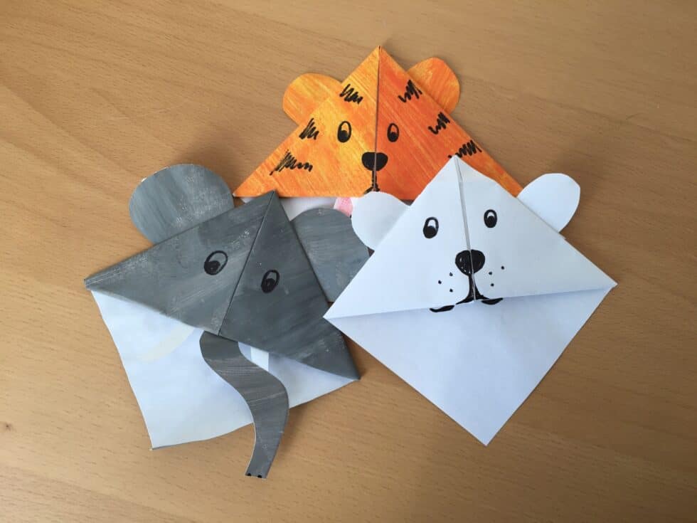 OrigamiLesezeichen basteln WWF Österreich