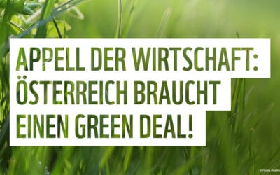 245 Unternehmen fordern „österreichischen Green Deal“
