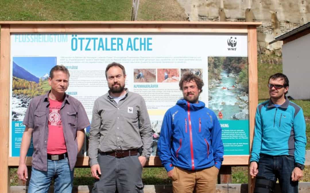 WWF weiht Flussheiligtum Ötztaler Ache ein