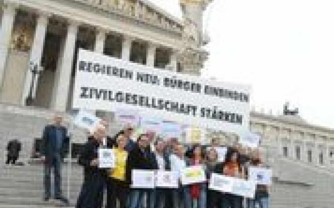 15 führende gemeinnützige Organisationen fordern: Koalition mit den BürgerInnen, Gemeinnützige stärken!