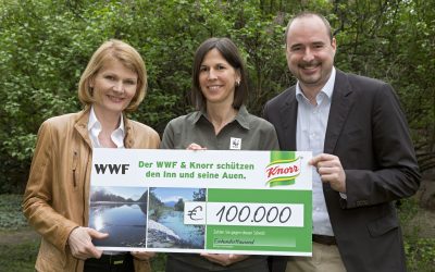 Suppenaktion bringt 100.000 Euro für Naturschutzprojekte am Inn