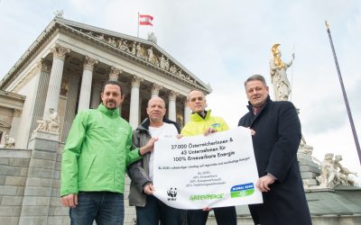 Umweltschutzorganisationen: Österreichische Regierung muss Energiewendeplan vorlegen