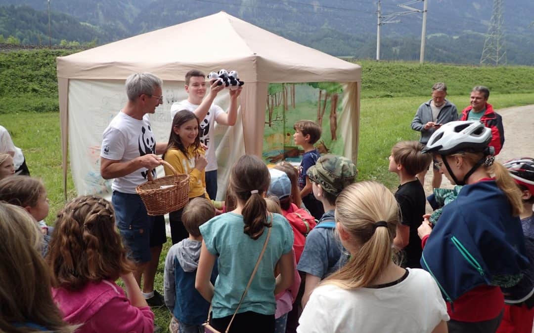 Wiederbelebte Natur hautnah erleben. WWF Österreich lud zum Flusserlebnistag in die Gaisau