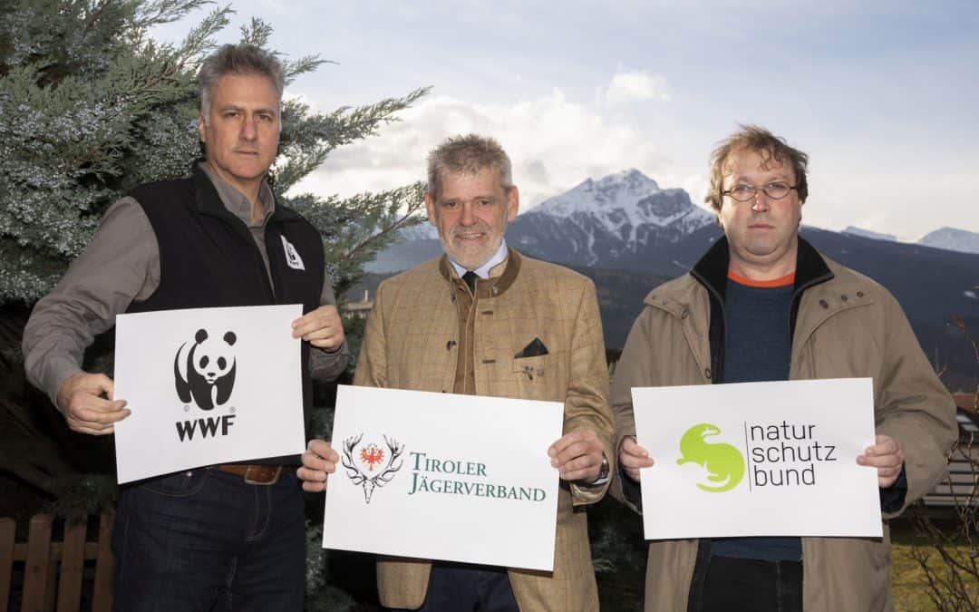 WWF, Jägerverband und Naturschutzbund gründen Allianz gegen Wildtierkriminalität in Tirol